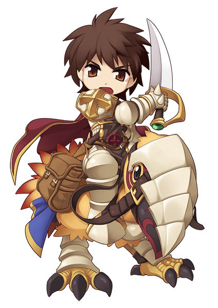 Personagem em pixel art celebrando um level up